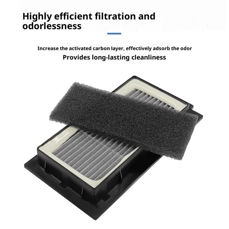 Filtre de remplacement pour robot aspirateur Ecovacs Deebot T50 Pro, filtre à air HEPA