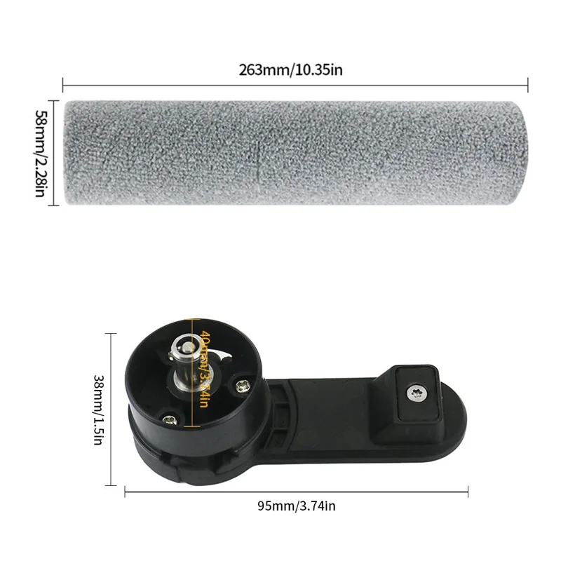 Zamiennik szczotki obrotowej z odkładanym uchwytem do odkurzacza Dreame T60 / T60 Ultra