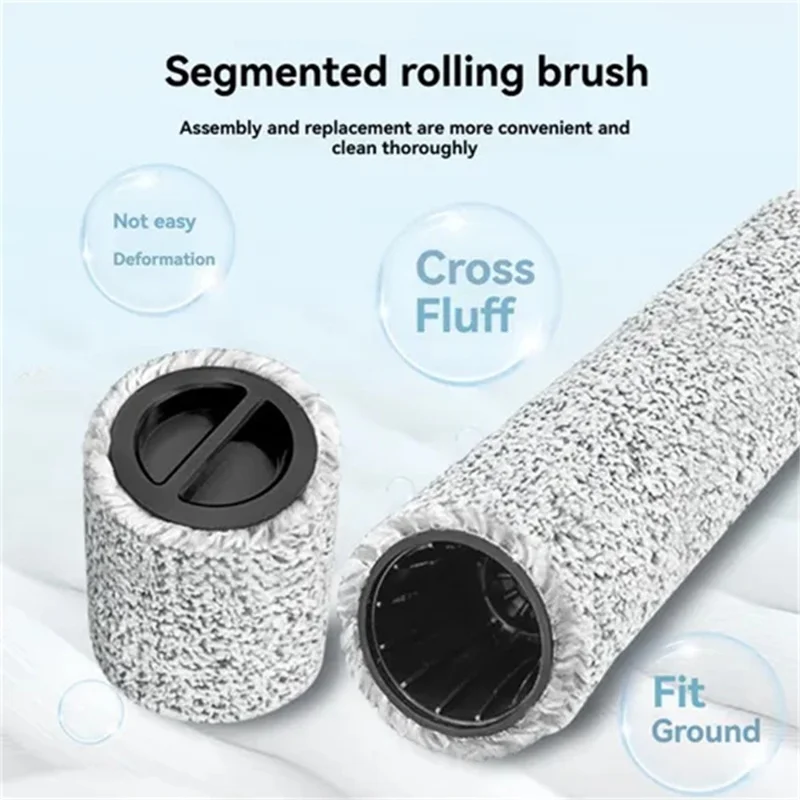 Roller Brush Set for Midea G6  /  G6-T  /  G7  /  X10  /  X10 Pro Floor Washer Replacement Part