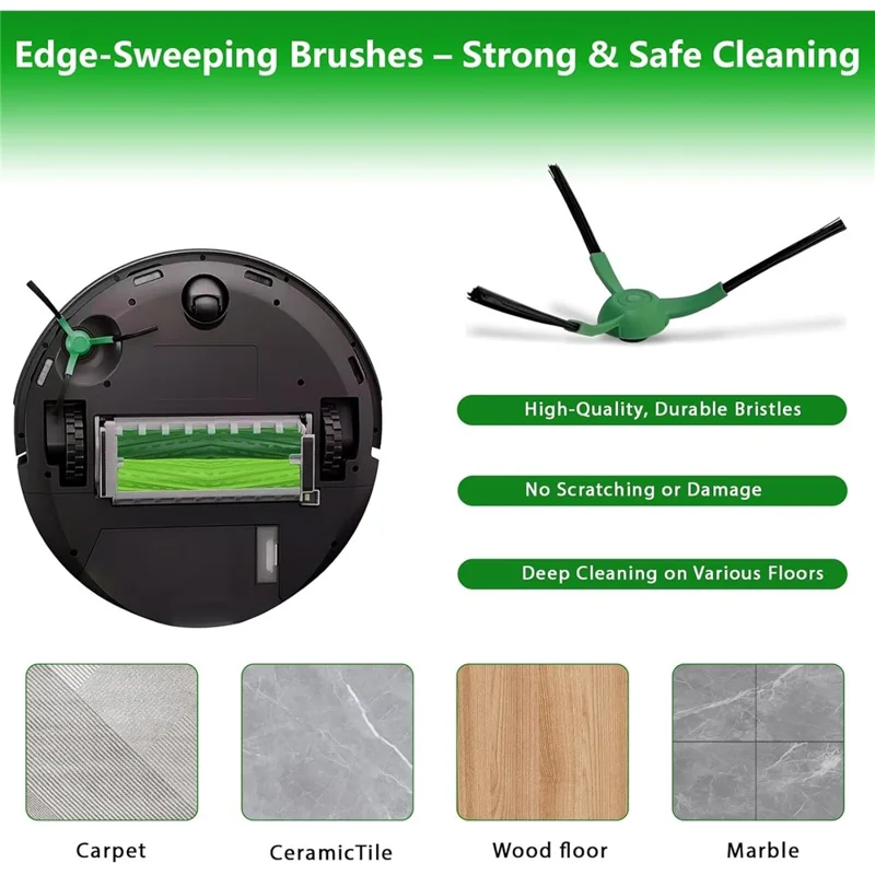 For iRobot Roomba Max 705 Vac / Plus 504 Vac Side Brush Edge Sweeping Brush Vacuum Cleaner Replacement Part