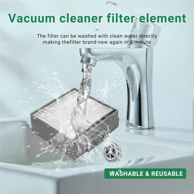 For iRobot Roomba Max 705 Vac / Plus 504 Vac Washable HEPA Filter Vacuum Cleaner Replacement Part