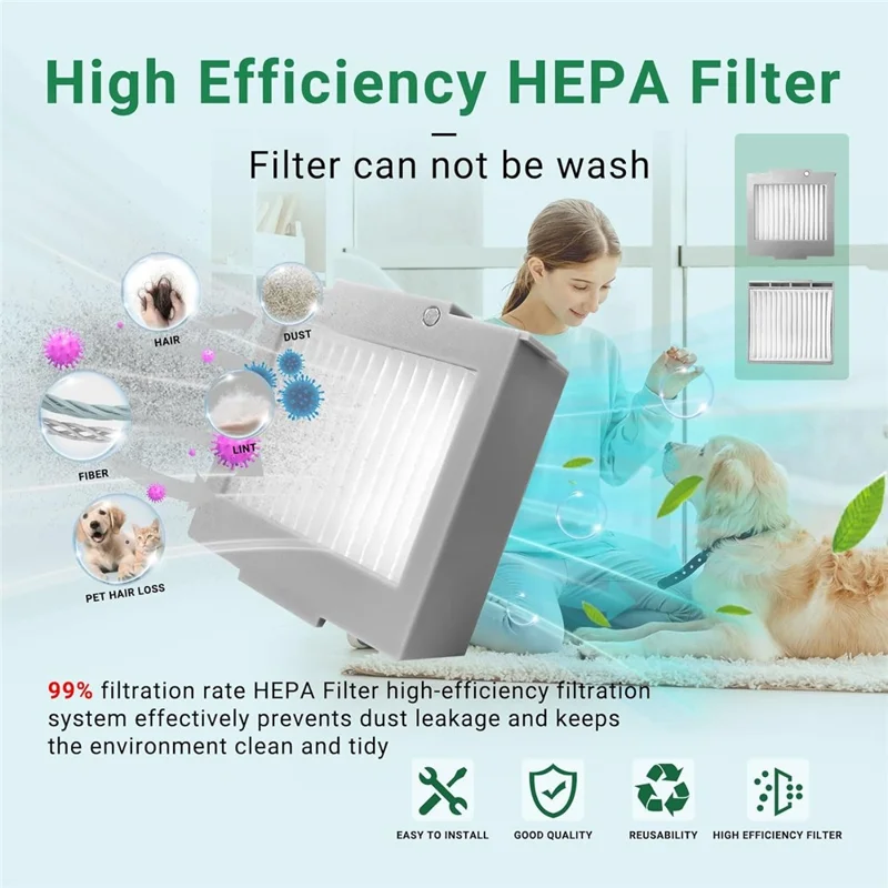 For iRobot Roomba Max 705 Vac / Plus 504 Vac Washable HEPA Filter Vacuum Cleaner Replacement Part