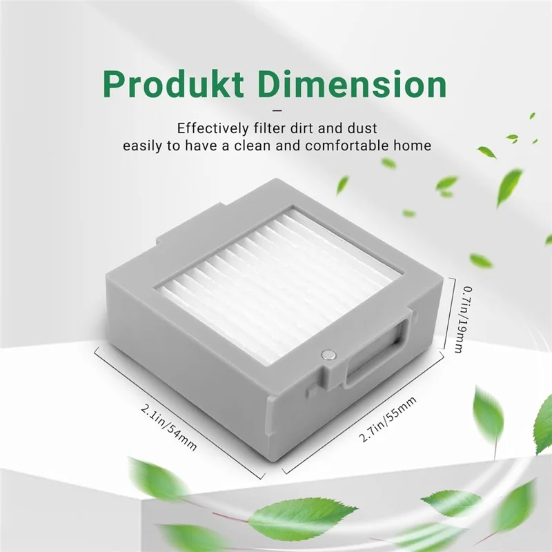 For iRobot Roomba Max 705 Vac / Plus 504 Vac Washable HEPA Filter Vacuum Cleaner Replacement Part