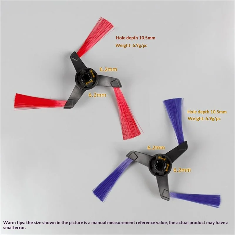 2 stuks voor Dyson Spot+Scrub Ai robotstofzuiger zijkantborstel randreiniging vervangingsonderdelen