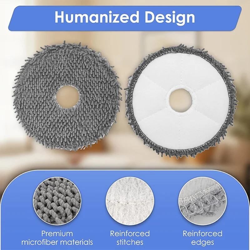 JUNSUNMAY 15Pcs / Set For iRobot Roomba Plus 505 Combo  /  405 Combo Replacement Parts Kit with Main Brush Filter Dust Bag Mop Pad