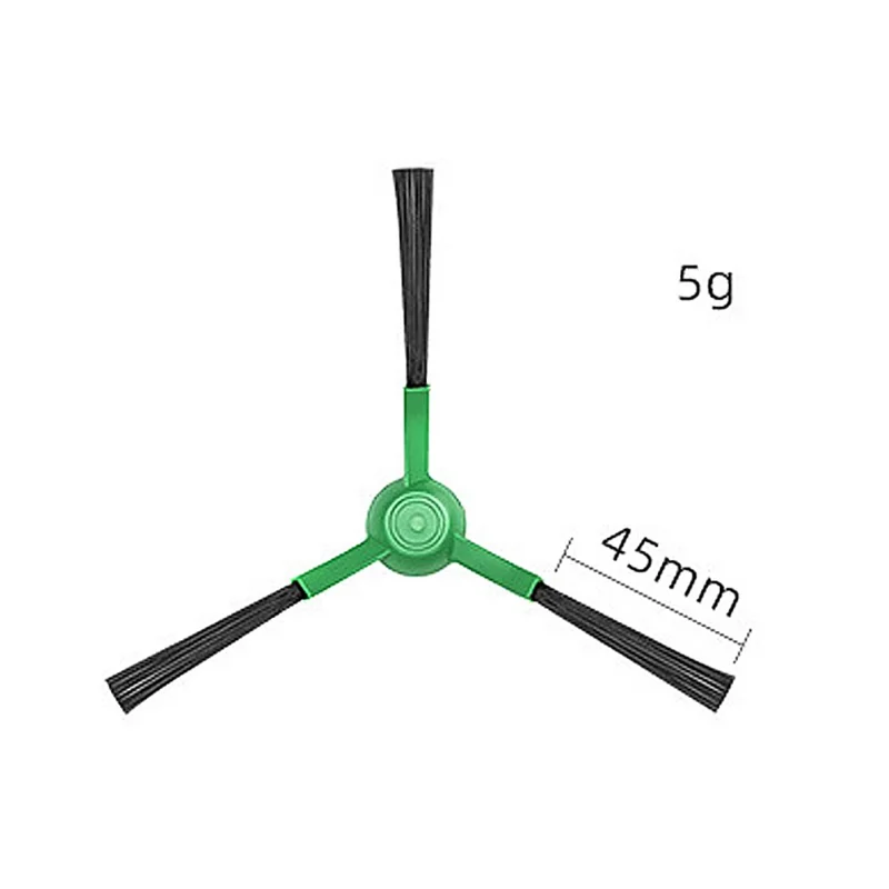 JUNSUNMAY 6 uds para iRobot Roomba Plus 505 Combo / 405 Combo Cepillo Lateral Triangular Pieza de Repuesto para Aspiradora Robot