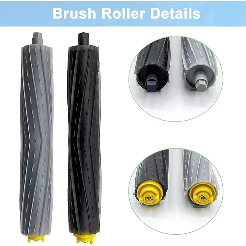 JUNSUNMAY 11Pcs Roller Brush Side Brush Filter Set for iRobot Roomba 860 / 870 / 880 / 960 / 980 Replacement Parts Kit