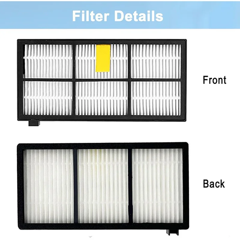 JUNSUNMAY 11Pcs Roller Brush Side Brush Filter Set for iRobot Roomba 860 / 870 / 880 / 960 / 980 Replacement Parts Kit