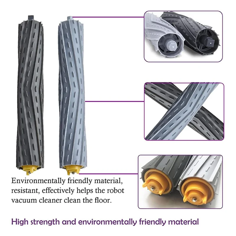 JUNSUNMAY 1 sæt hovedbørste til iRobot Roomba 860 / 870 / 880 / 960 / 980 robotstøvsuger, reservedel