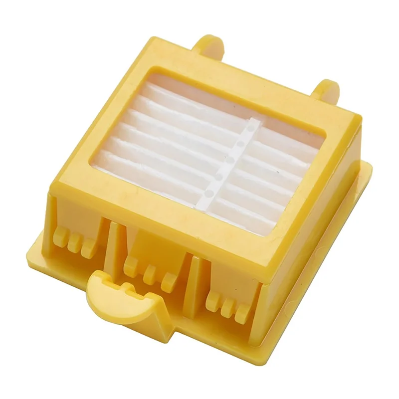 JUNSUNMAY 6 piezas de filtro de repuesto con cepillo de limpieza para iRobot Roomba 700 / 770 / 780 / 790 Robot aspirador