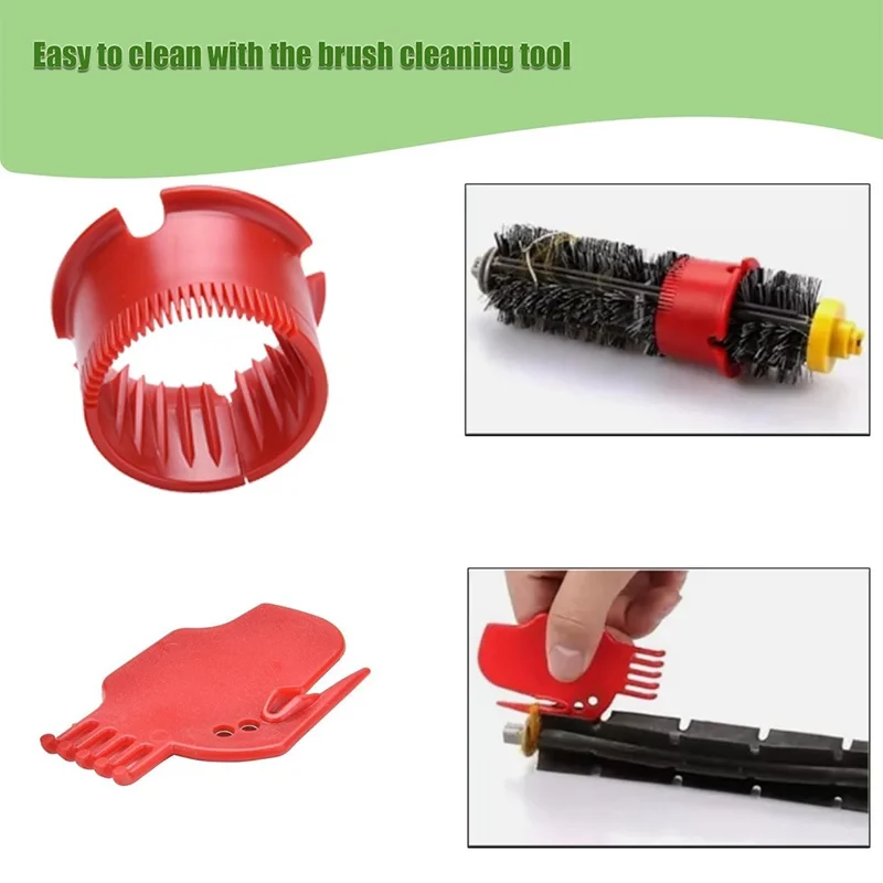 JUNSUNMAY 14Pcs  /  Set Replacement Parts Kit for iRobot Roomba 700  /  770  /  780  /  790 with Main Brush Filter Cleaning Tools