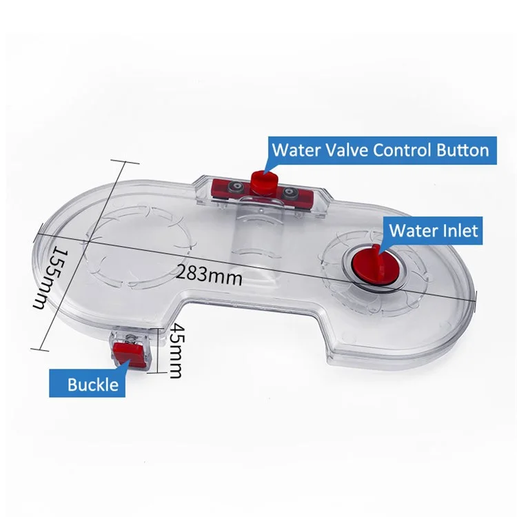 Per Dyson V11 / V10 / V8 / V7 Deterbello Aspirapolvere Sostituzione Del Serbatoio Dell'acqua Staccabile - Trasparente / Per X001 Mop