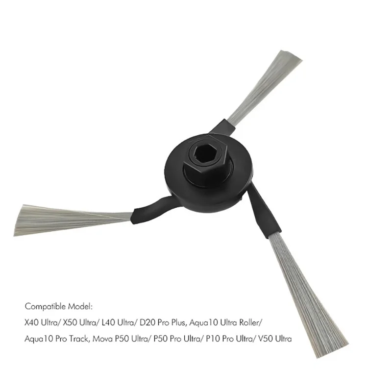 JUNSUNMAY 6Pcs Side Brush for Dreame X50 Ultra / L50 Ultra / X40 Ultra Robot Vacuum Replacement Part