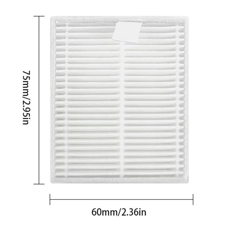 7Pcs / Set For Xiaomi Robot Vacuum S20 (D106) Main Brush Side Brush HEPA Filter Mop Cloth