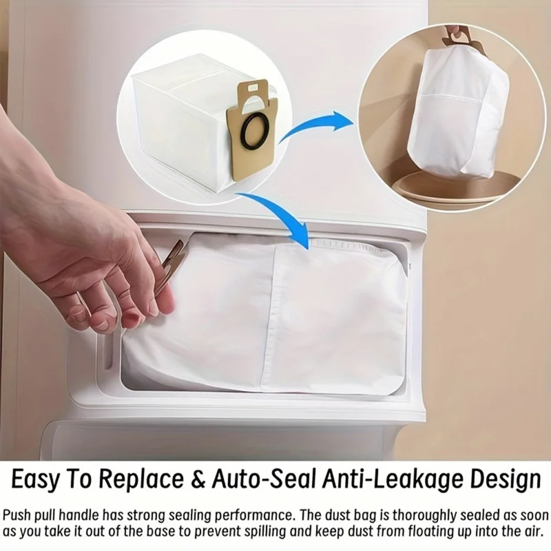 9Pcs / Set For Xiaomi Robot Vacuum X20+ / X10+ Robot Vacuum Replacement Parts with Main Brush Filter Dust Bag