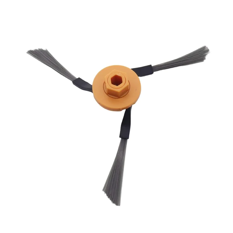 For Dreame X60 Max Ultra / S60 Side Brush Vacuum 3 Arms 45mm Sweep Corner Edge Cleaning Brush - Orange