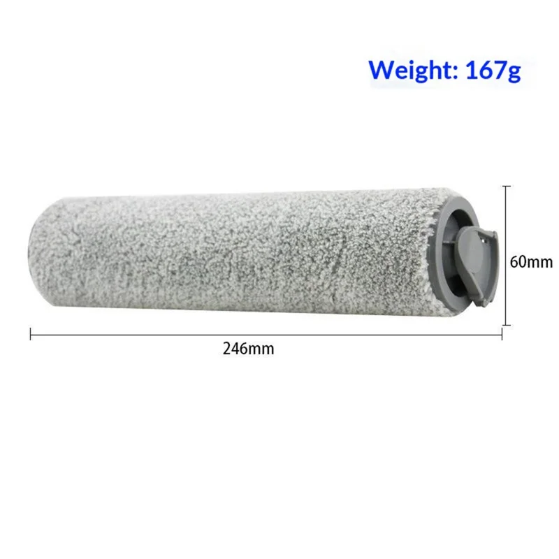 Roller-Moppbezug für UWANT X100 / X100 S / X100 Pro kabellosen Nass-Trocken-Sauger Ersatzteil – Grau