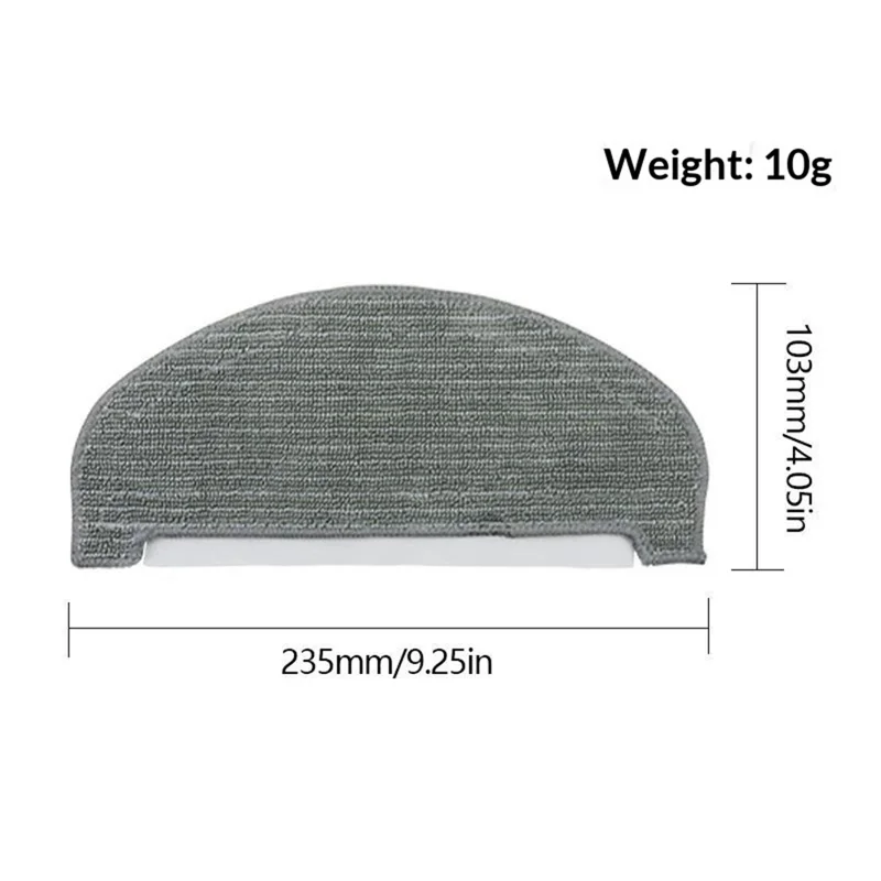 Für Eufy Clean G40 / G40 Hybrid+ Ersatz-Mopp-Pad Roboterstaubsauger-Reinigungstuch - Grau