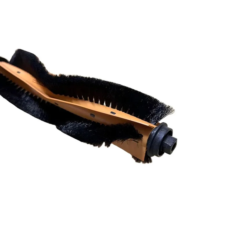 For Dreame D20 Air Plus Robot Vacuum Main Brush Roller Microfiber Plastic Cleaning Brush Replacement Part -Yellow