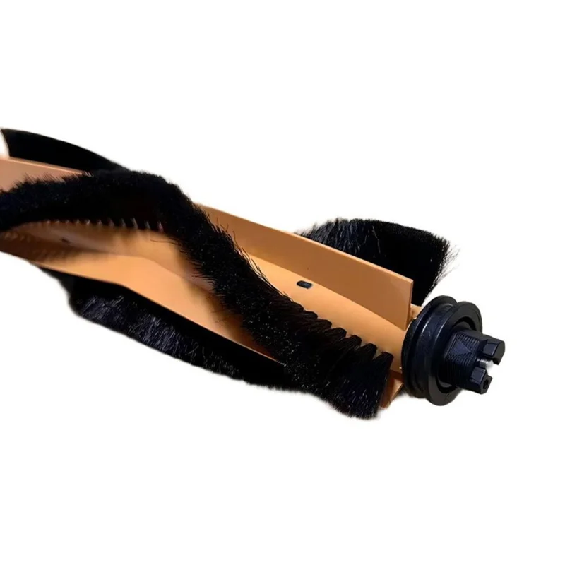 For Dreame D20 Air Plus Robot Vacuum Main Brush Roller Microfiber Plastic Cleaning Brush Replacement Part -Yellow