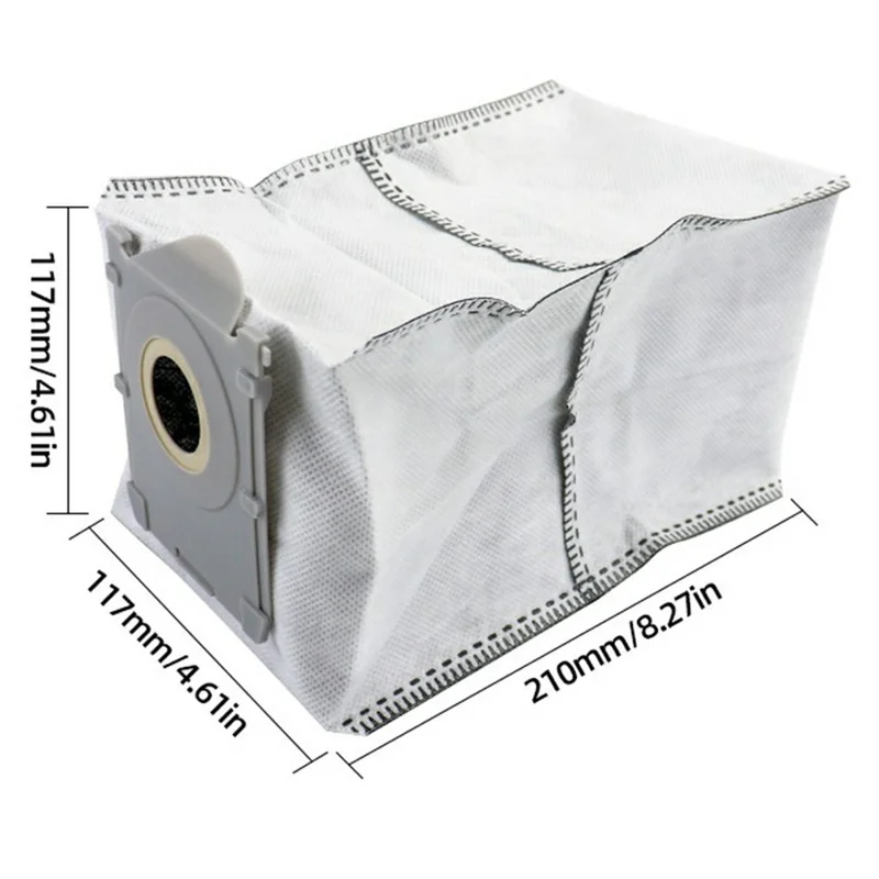 For Ecovacs Deebot X11  /  X11 PRO Robot Vacuum Dust Bags Non-Woven Disposable Collection Bags - White