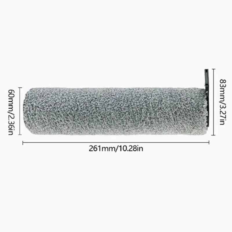 Microfiber Roller Mop Cloth voor UWANT Cloud 2.0 / D5 / V8 / D100 / D100 Pro Stofzuiger Vervangingsonderdeel - Grijs