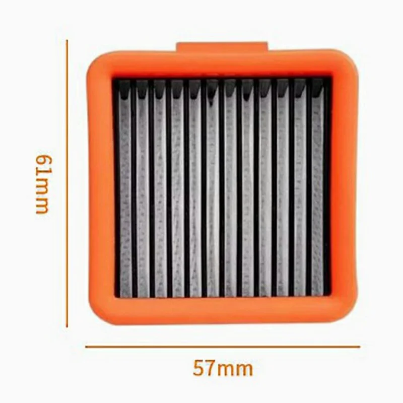 Filtre carré pour aspirateur UWANT Cloud 2.0 / D5 / V8 / D100 / D100 Pro - Orange