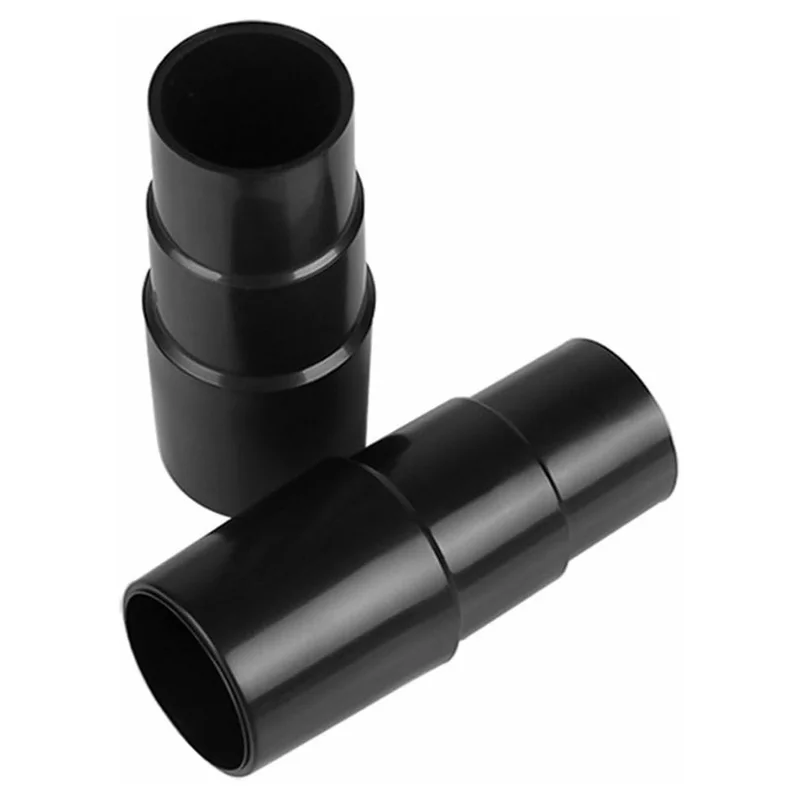31mm to 35mm  /  39mm Three-Stage Vacuum Cleaner Adapter Connector PP Hose Fitting for Philips  /  Midea Vacuum Cleaners - Black