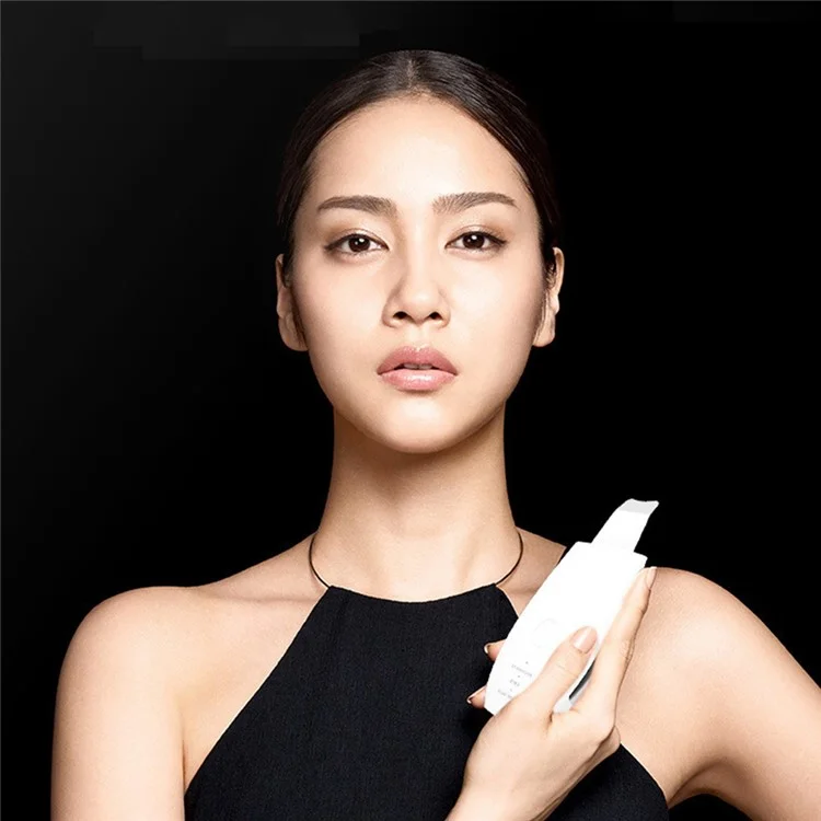 YJK028 Ultrasonic EMS Skin Scrubber Face Spatula Blackhead Remover Pore Cleaning Tool Beauty Device for Deep Cleansing