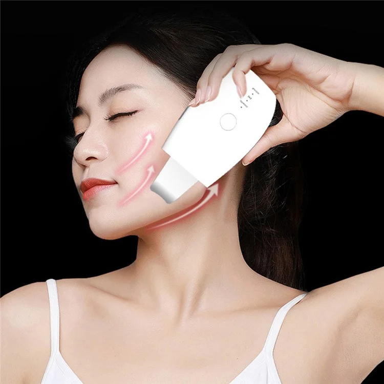 YJK028 Ultrasonic EMS Skin Scrubber Face Spatula Blackhead Remover Pore Cleaning Tool Beauty Device for Deep Cleansing