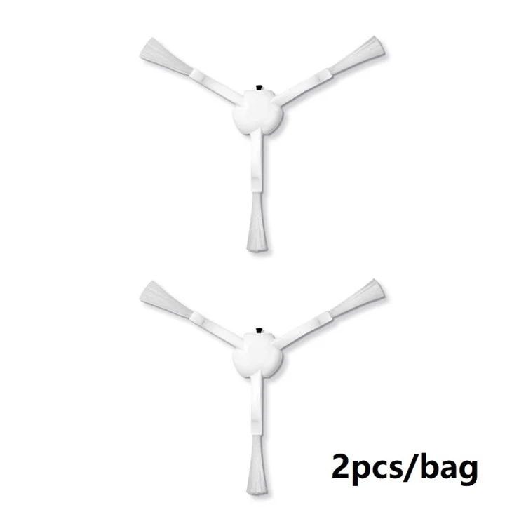 2Pcs For Dreame X10 / W10S / W10S Pro / S10 / S10 Pro / S10 Plus / S10 Pro Plus 3 Arms Side Brushes Replacement Parts