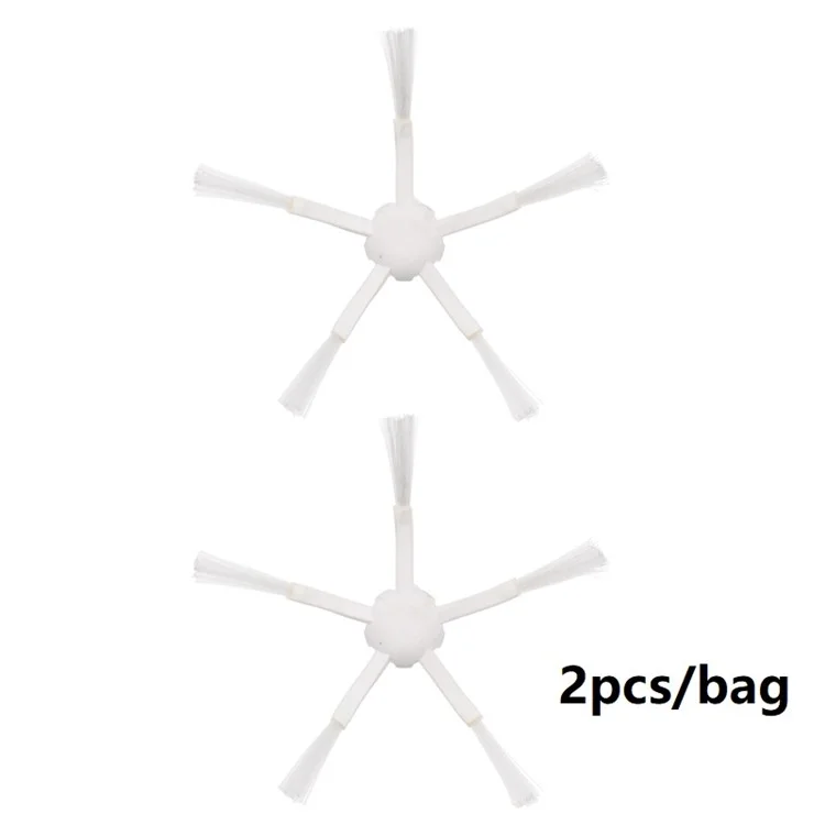 2Pcs 5 Arms Replacement Side Brushes for Xiaomi Dreame X10 / W10S / W10S Pro / S10 / S10 Pro / S10 Plus / S10 Pro Plus
