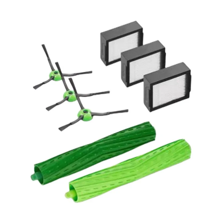 Für Irobot Roomba Combo i8 / i8 Plus 2 Roller Hauptbürste + 3 Seitenbürste + 3 Filterersatzteile für Kehrroboter