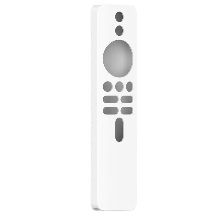 For Xiaomi TV Stick 4K Remote Control Case Protective Cover Drop Resistant Silicone Shell - White