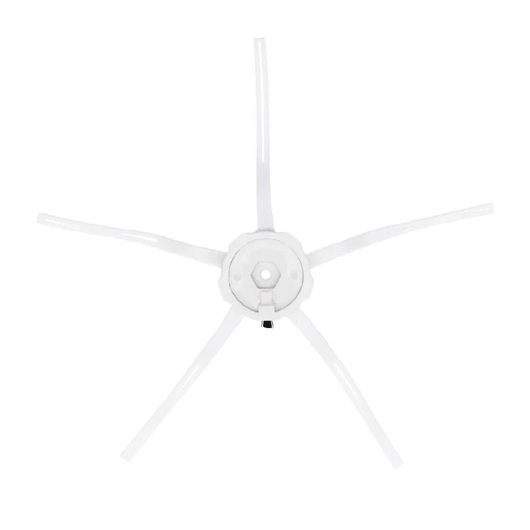 2Pcs For Roborock P10 / Q Revo / S7 Robot Vacuum Cleaner 5 Arms Side Brush Replacement Part - White