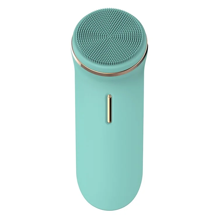 NY-S802A Limpiador Facial Eléctrico Sónico Portátil Herramientas de Limpieza Facial Compacto Dispositivo de Belleza Facial - Verde