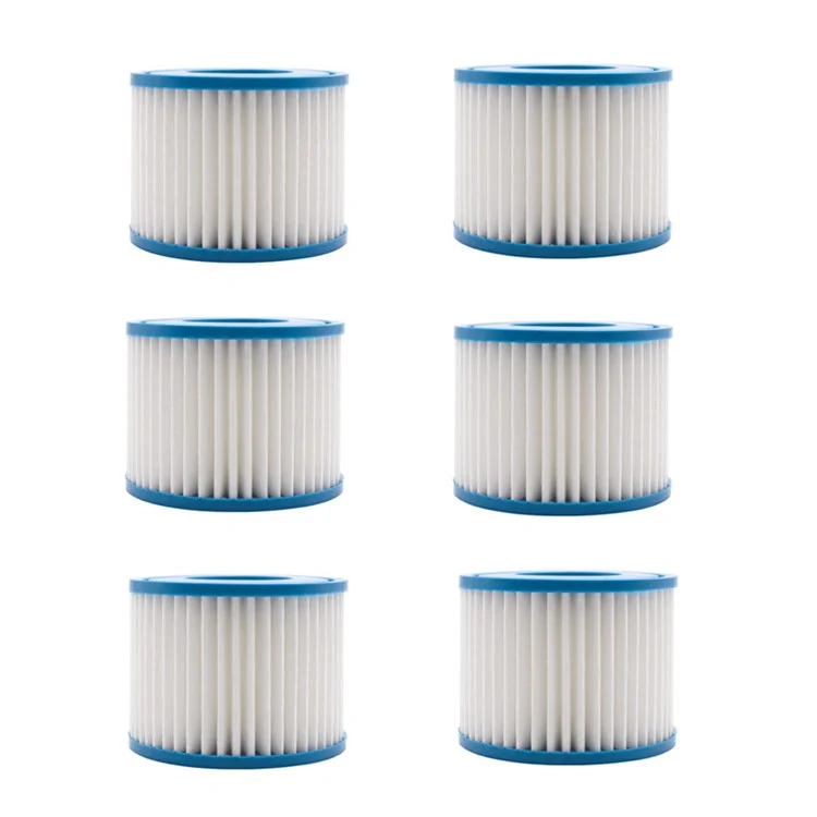 6pcs Para a Bestway VI / Lay-Z-Spa Miami / 58323 Filtro de Piscina de Substituição Peças Sobressalentes