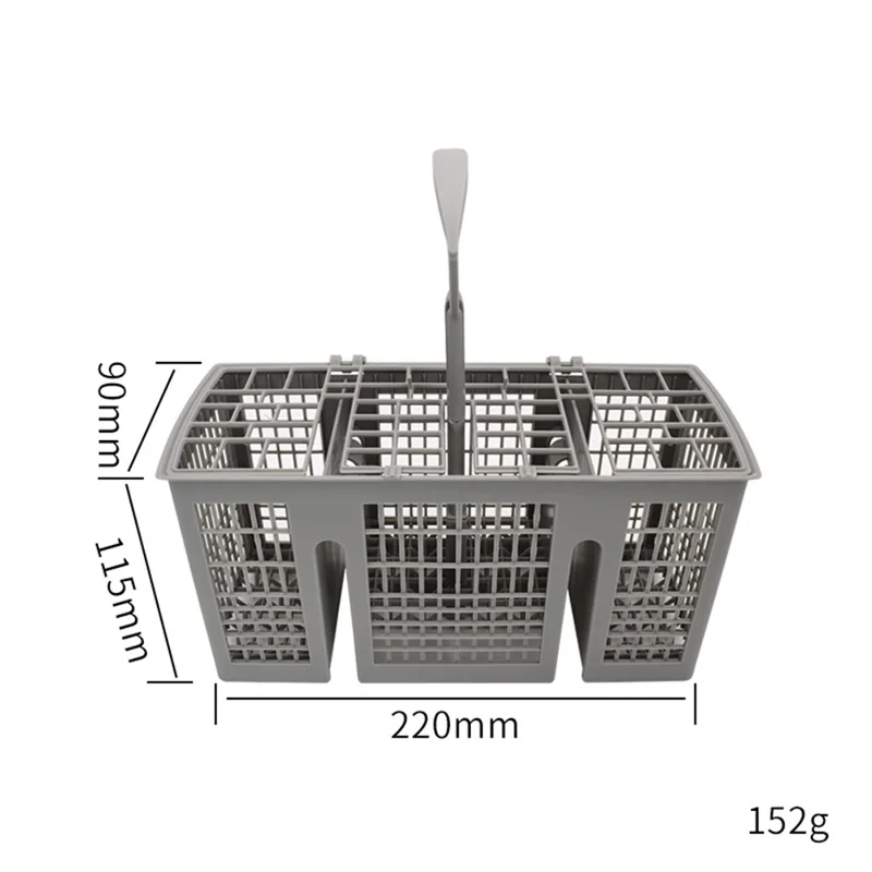 ds-1657 1Pc For Siemens Bosch Dishwasher Cutlery Basket Tray Knife Fork Cutlery Cage PP Storage Basket