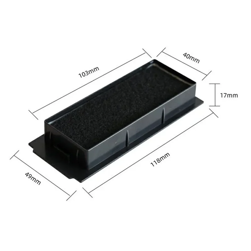 Filtre antibactérien de rechange pour Ecovacs X2 / X2 Pro Pièce de filtre de robot de balayage