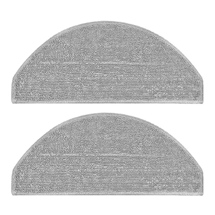 2Pcs Accessoires Mop Cloth pour Xiaomi Mijia STYJ02YM / E10 / C103 / B112 Robot Aspirateur Chiffon de Dépoussiérage Pièces de Rechange