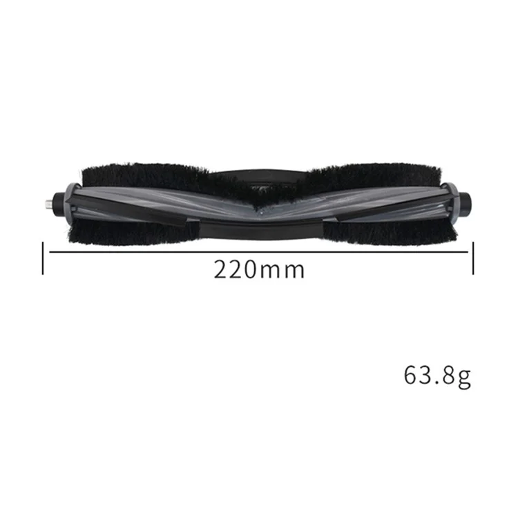 Para Ecovacs Deebot X2 / X2 Pro Roller Brush Home Sweeping Robot Vacuum Cleaner Peça de Reposição