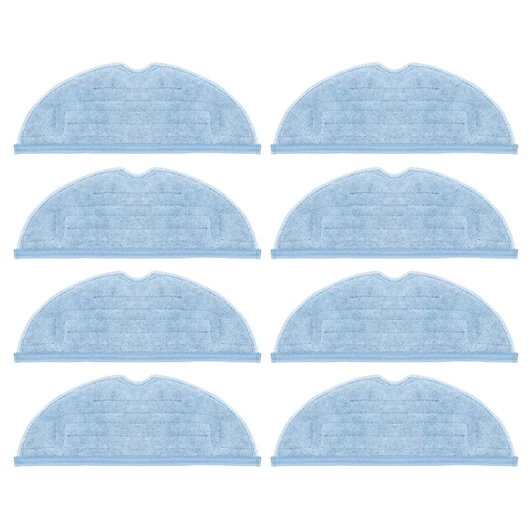 8Pcs Sweeping Robot Spare Part For Roborock S7 / S7 Maxv Plus / S8 Vacuum Cleaner Mop Cloth
