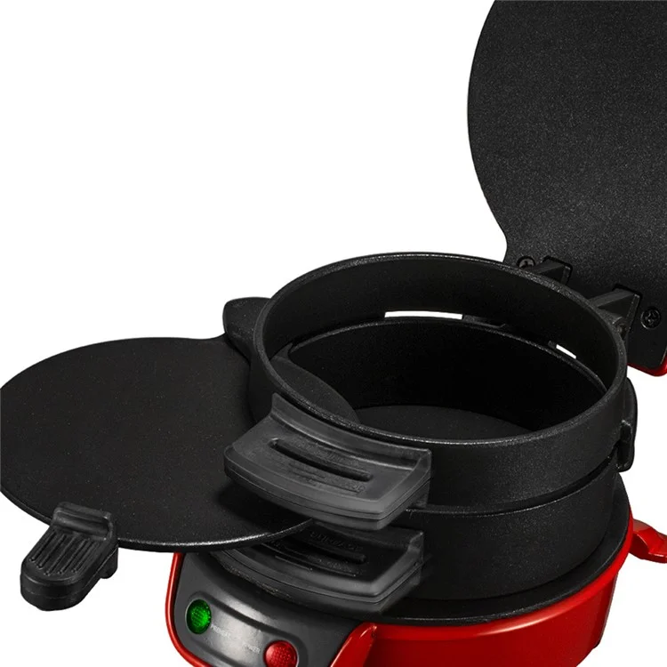 RAF R.666 Burger Maker Multifunction Hamburger Presser Sandwich Machine, Prise UE (Sans BPA, Pas d'homologation FDA) - Rouge