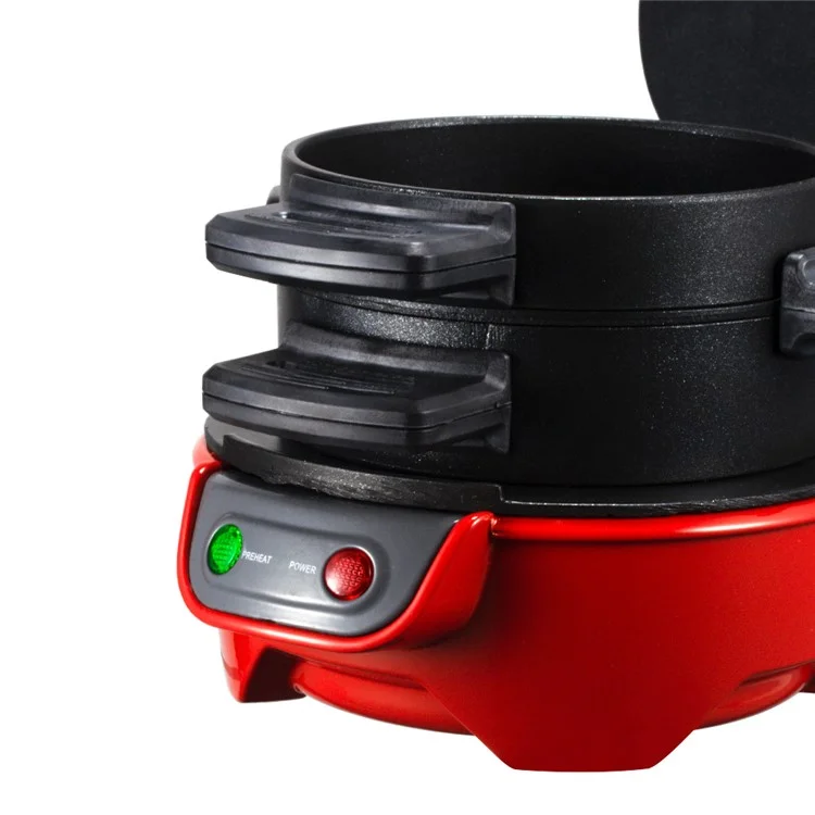 RAF R.666 Burger Maker Multifunction Hamburger Presser Sandwich Machine, Prise UE (Sans BPA, Pas d'homologation FDA) - Rouge