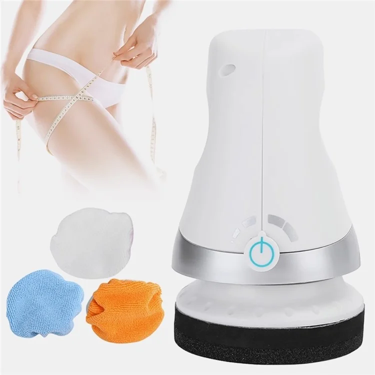 Handheld Body Massager Multi-Function Anti-Cellulite Device with 3 Washable Massage Pads - EU Plug