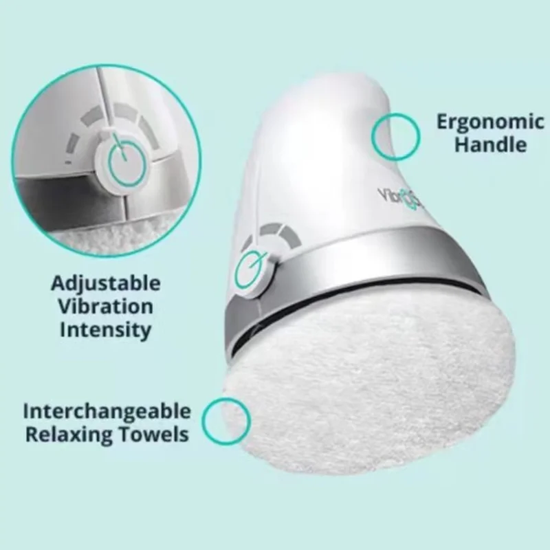 Handbediende Body Massager Multifunctioneel Anti-Cellulite Apparaat Cadeau met 3 Wasbare Massagematjes - US Standaard