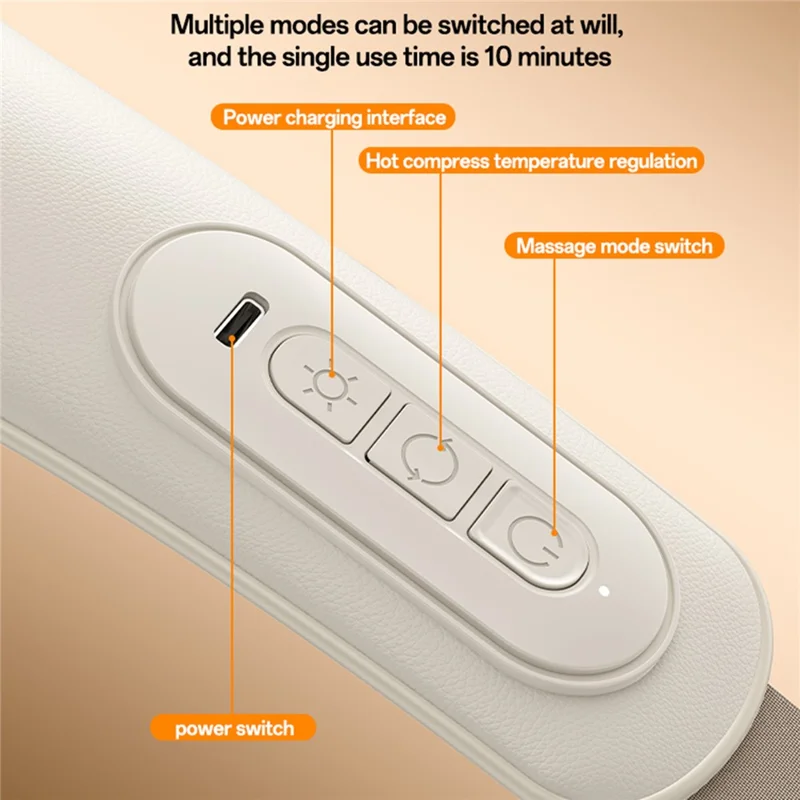 YESIDO MG11 3 Modes Adjustable Width Neck and Shoulder Massager Heat Therapy Massage Device