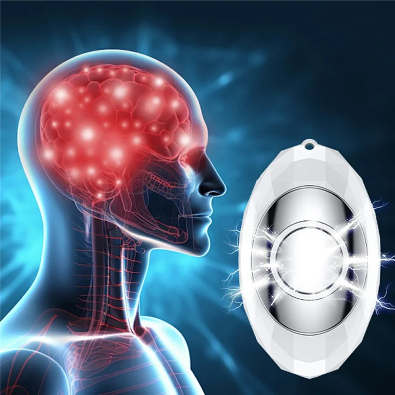 K320 9 Levels Handheld Microcurrent Sleep Aid Device Pulse Insomnia Anxiety Relief Instrument - Blue