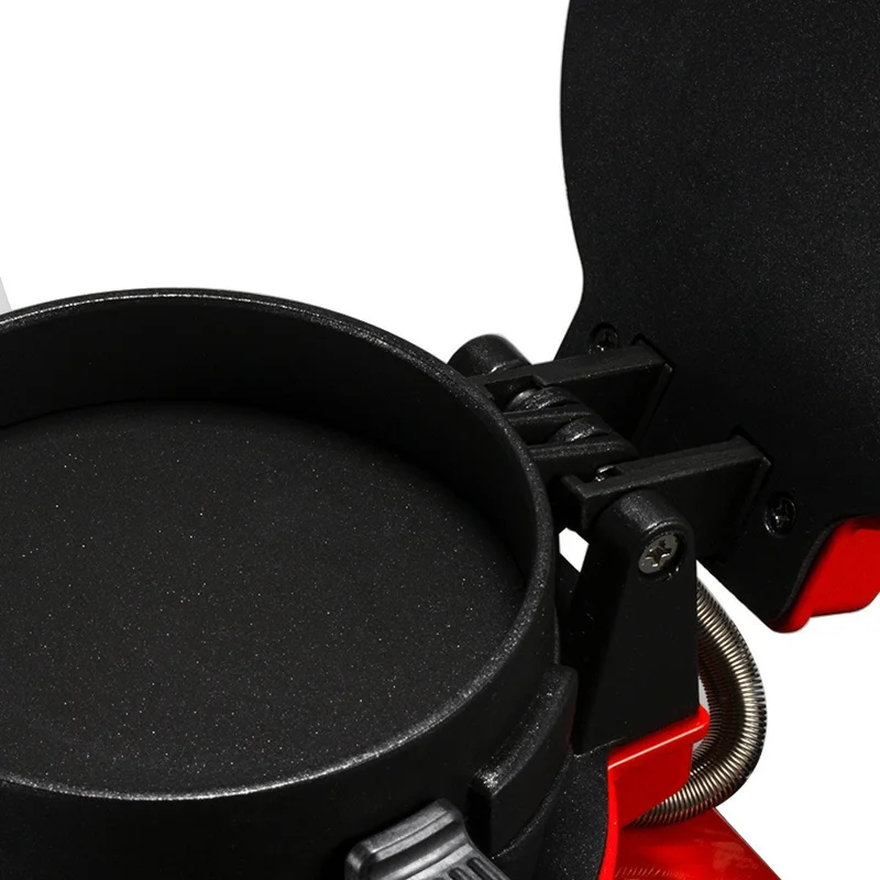 Máquina Multifuncional para Desayuno - Sándwich, Hamburguesa, Huevo y Filete (Sin BPA, Sin FDA), Enchufe UE 220V - Rojo