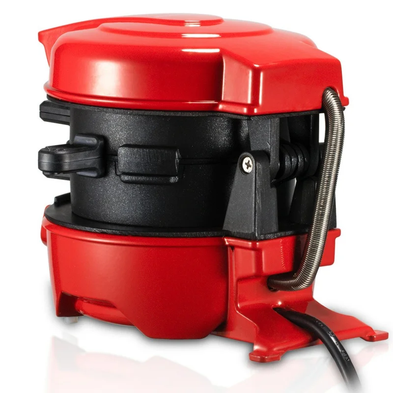 Máquina Multifuncional para Desayuno - Sándwich, Hamburguesa, Huevo y Filete (Sin BPA, Sin FDA), Enchufe UE 220V - Rojo